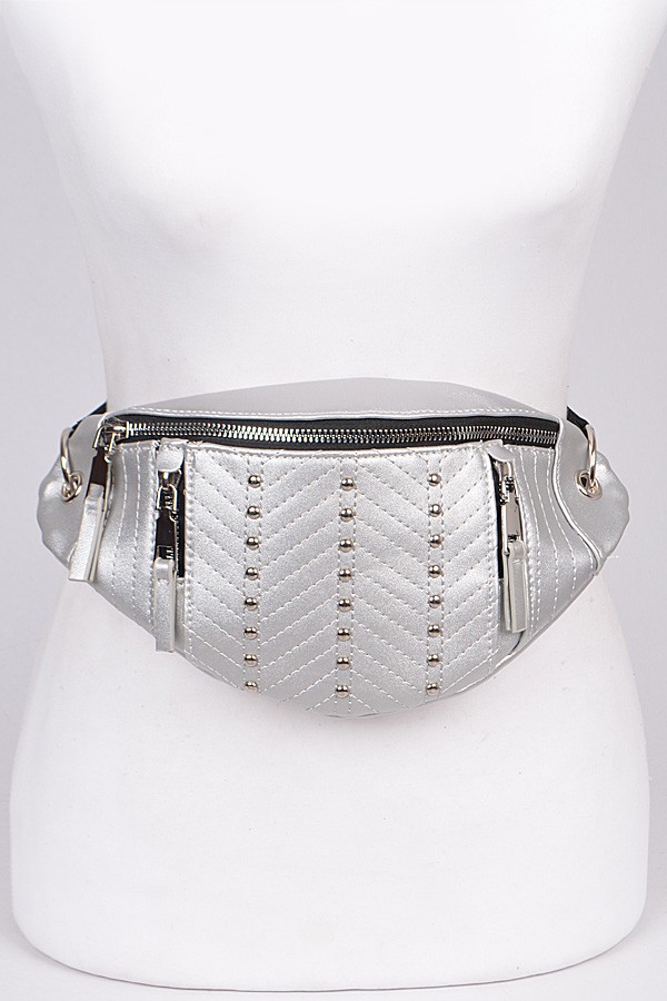 Studded Casual Fanny Pack